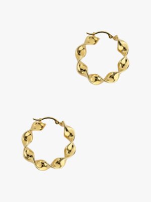 Twisted Hoop Earrings