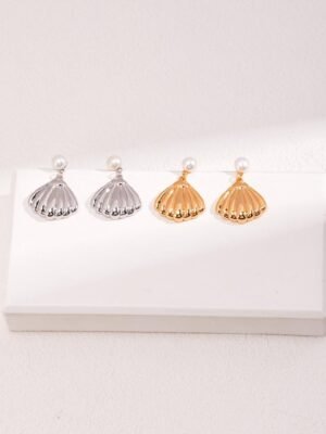 Shell Mermaid Earrings - The Freyja Collection