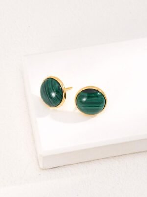 Malachite Vintage Earring - Artemis