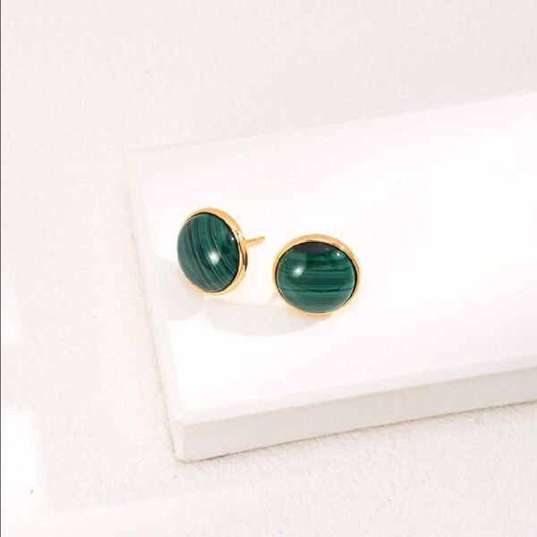 Malachite Vintage Earring - Artemis