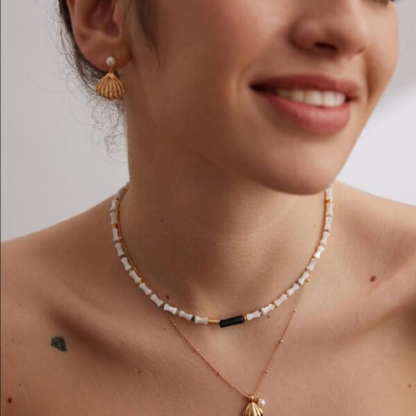 Shell Mermaid Necklace - The Freyja Collection