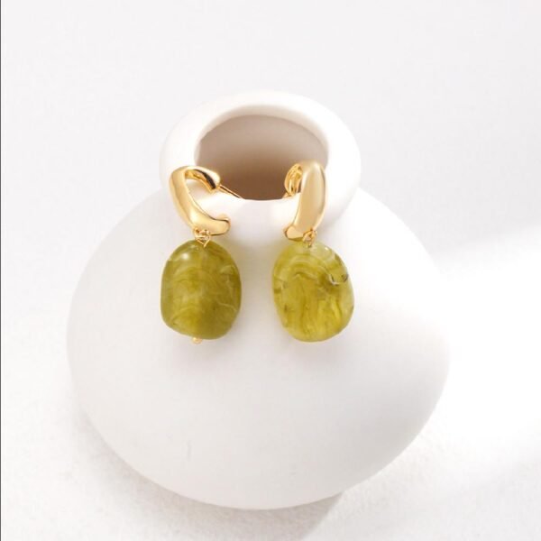 Green Drop Earrings - Amaterasu