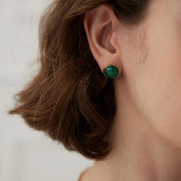 Malachite Vintage Earring - Artemis