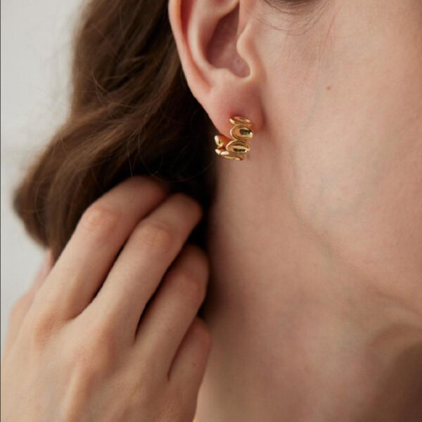 Little Tiara Earrings - Nefertiti