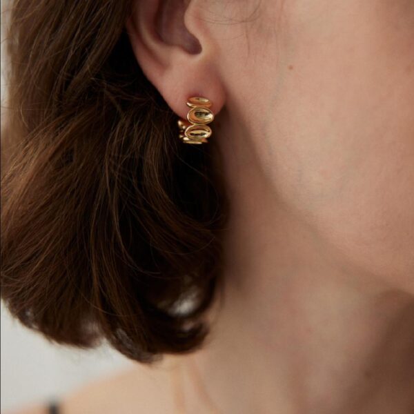 Little Tiara Earrings - Nefertiti