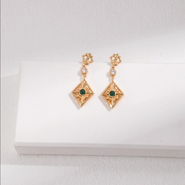 Zircon Bohemian Romance Earrings- The Parvati Collection