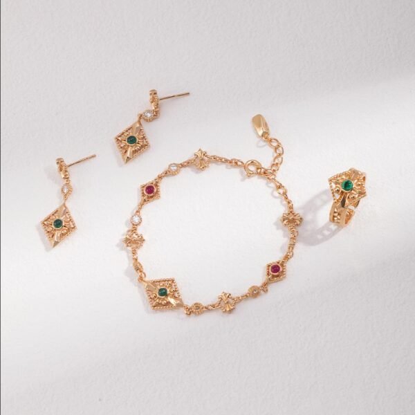 Zircon Bohemian Romance Bracelet- The Parvati Collection