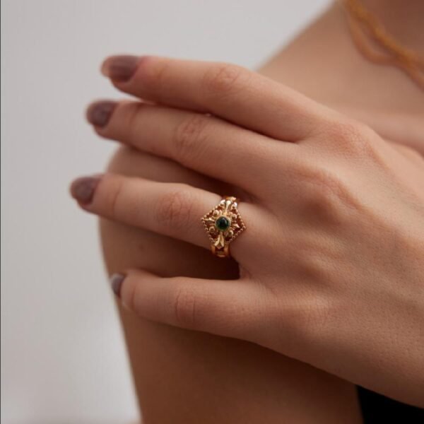 Zircon Bohemian Romance Ring- The Parvati Collection