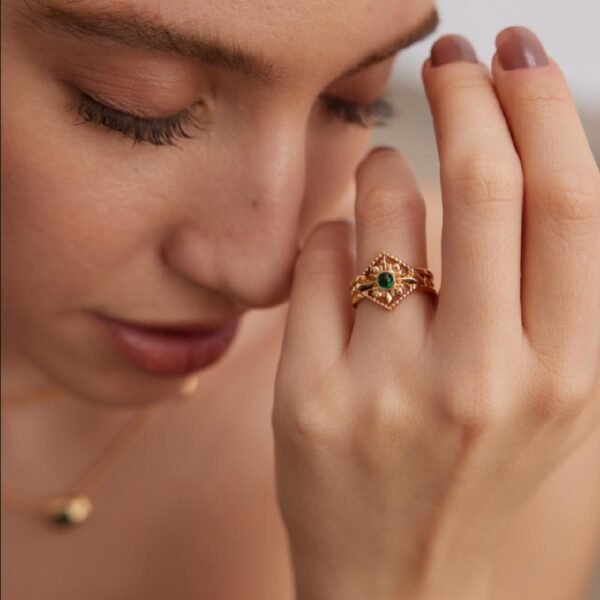 Zircon Bohemian Romance Ring- The Parvati Collection